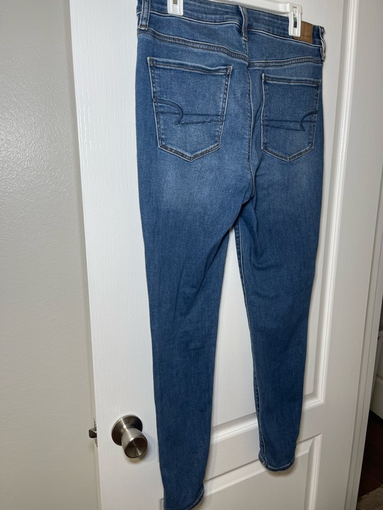 American Eagle Women’s Hi-Rise Jegging Skinny Jeans Stretch Size 12 - Picture 3 of 14